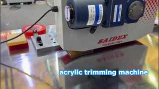 Elaborato dalla nostra rifilatrice acrilica SD-1065, disponibile sia con bordo arrotondato singolo che doppio