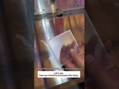 Una macchina. Molteplici funzioni. Il risultato di oggi: lavorazione a gradini acrilici.
