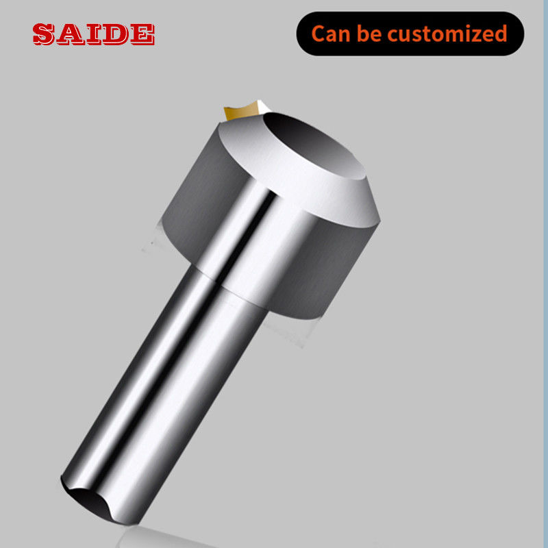 Fornitura di fabbrica di alta qualità, macchina per rifilatura in acrilico, speciale utensile di fresatura per smussatura con diamante monocristallino CNC per acrilico/PS