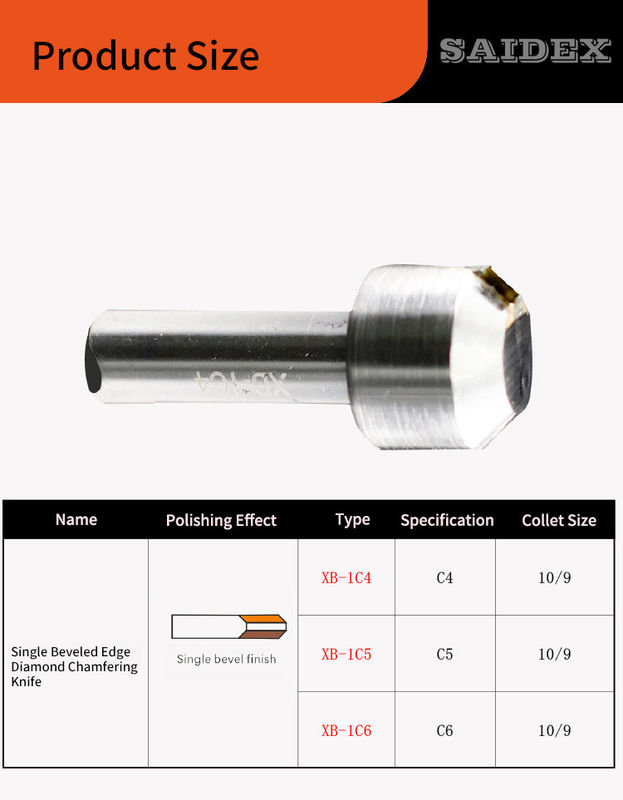 Plexiglass Bevel Edge Trimming Knife 45° Trimming Engraving Machine Acrylic Single Bevel Edge Polishing Chamfering Knife