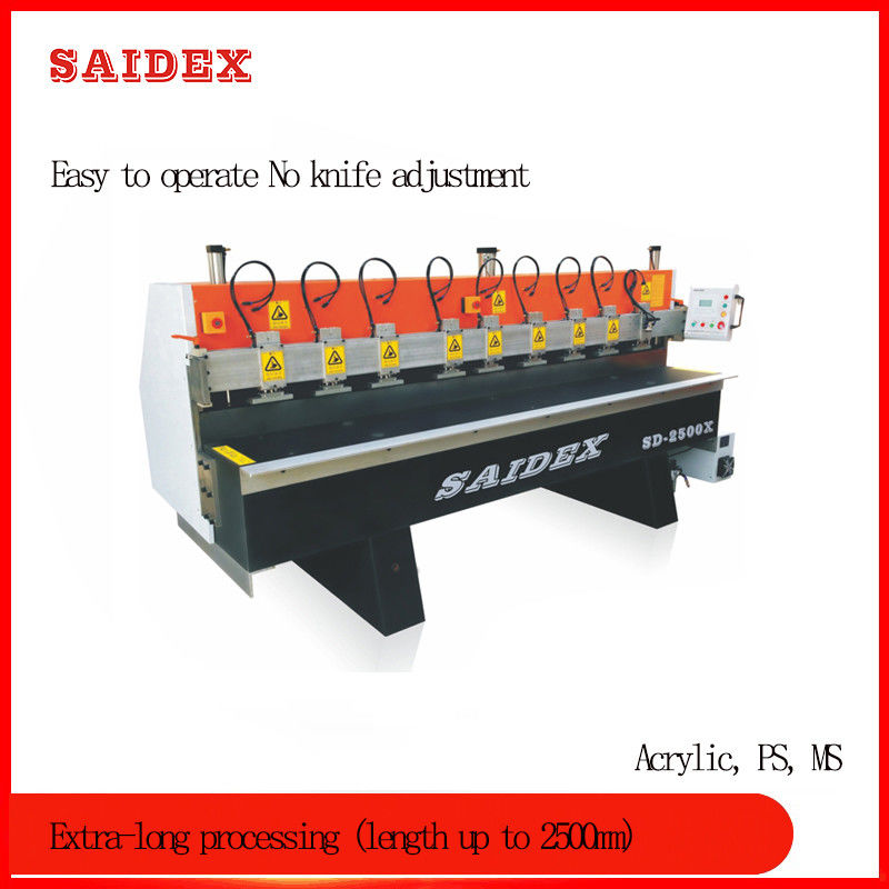 Fabbrica Custom Sd-2500X High Speed Bevel PMMA/PS Horizontal Acrylic Diamond Edge Polishing Machine