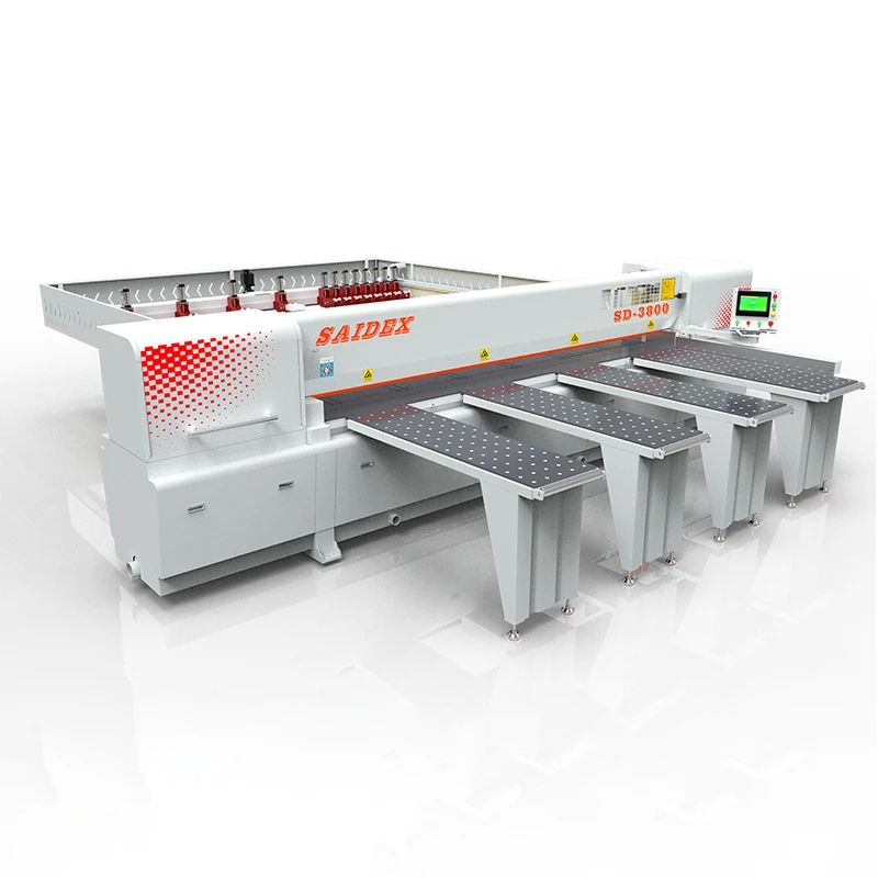Eficienza della macchina di taglio acrilica di progettazione Precisione 3800mm Lunghezza di segatura 11kw Motore a sega a testa