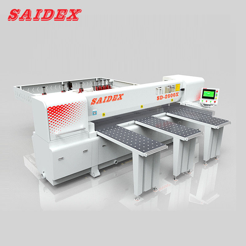 Seghe a pannello automatiche ad alta precisione da 0,01 mm con lunghezza di taglio di 2600 mm e alimentazione automatica per acrilico e legno