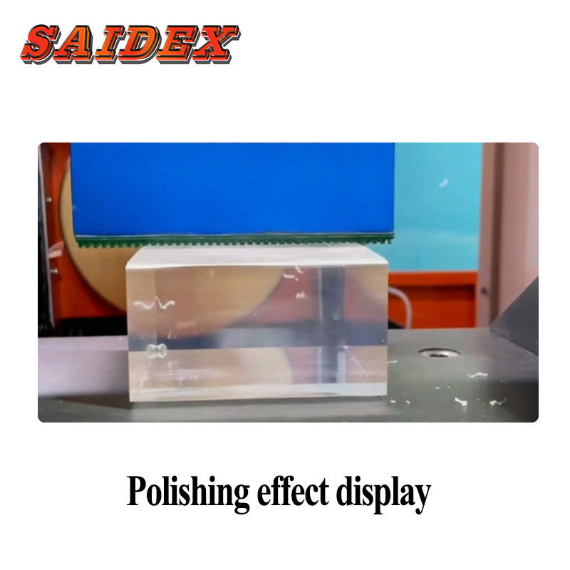 2022 Nuova fabbrica di Dongguan fornitura semiautomatica 1000mm lunghezza di lavoro bordo lucida macchina di lucidatura diamante per acrilico