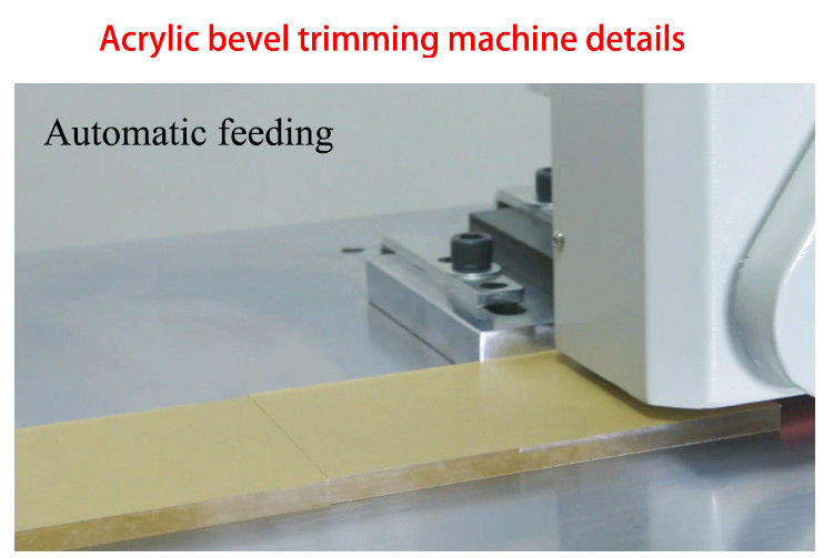 Macchina di cammeratura industriale acrilica 220V 3000W Per PMMA Beveling Spessore 16mm Flat Board