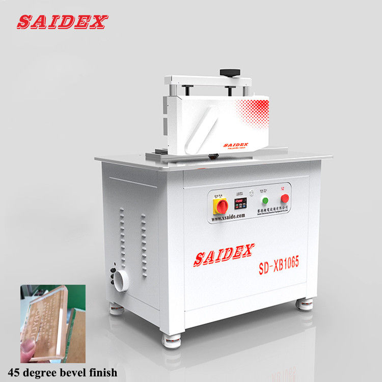Ottenere bordi perfettamente lucidati con acrilico bordi lucidante macchina macchina peso 250kg 45 gradi bivellato bordi lucidatore