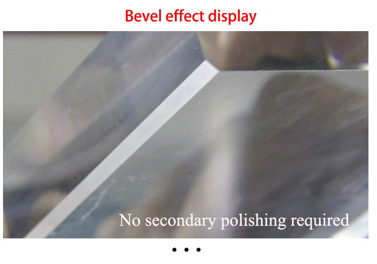 2022 Nuova fabbrica di Dongguan fornitura semiautomatica 1000mm lunghezza di lavoro bordo lucida macchina di lucidatura diamante per acrilico