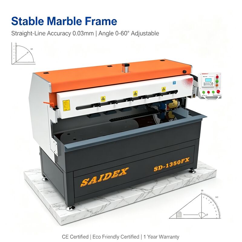 Alta velocità 0-2m/min 3.5kw Power Acrylic PMMA Polishing Machine con area di lavoro 1350mm