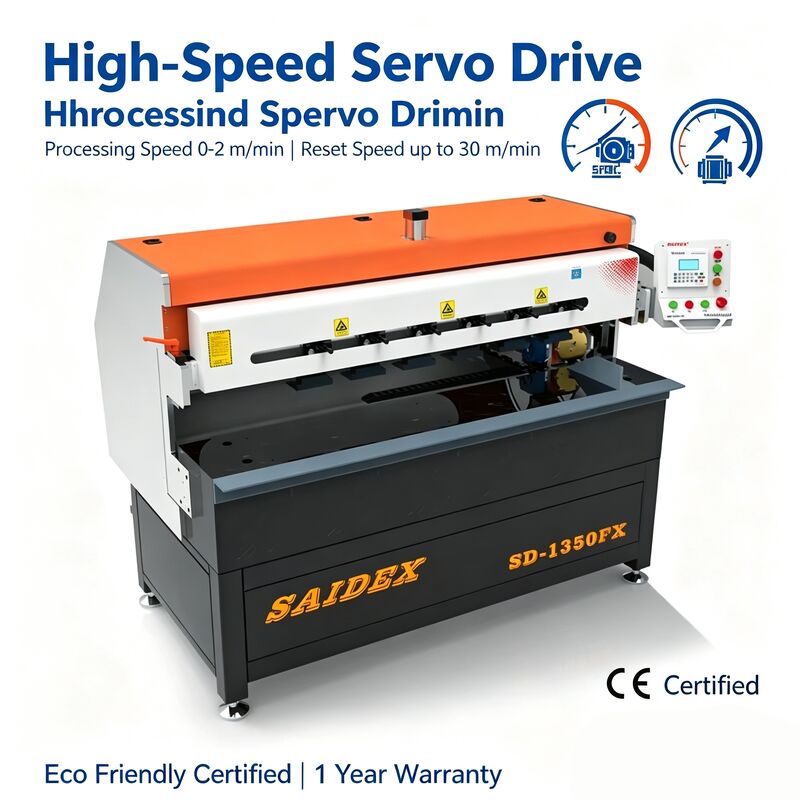 Alta velocità 0-2m/min 3.5kw Power Acrylic PMMA Polishing Machine con area di lavoro 1350mm