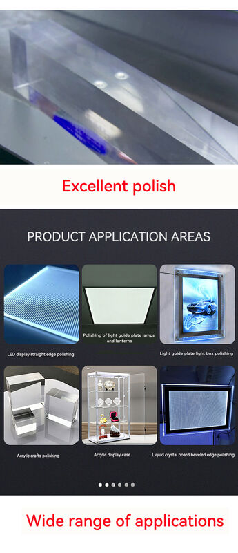 Acrylic Polishing Machine SD-1350FX High Speed 6000-12000rpm Cloth Wheel Servo Feeding 3.5kW Motor