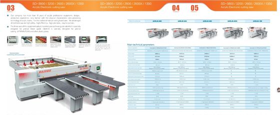 Seghe di taglio elettroniche acriliche SD-3800