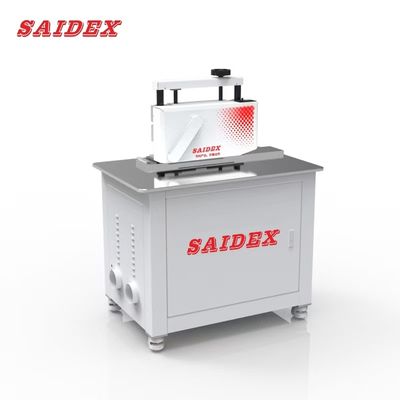 3.5kW 380v Due creatore di scanalature 45 gradi acrilico bordi lucidatore Per PMMA / PE / PC / PS Name Card Clip