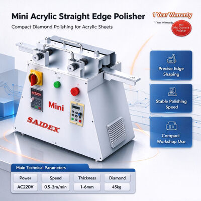 Mini Ultra Compact Acrylic Polishing Machine Perfetta soluzione per piccoli spazi